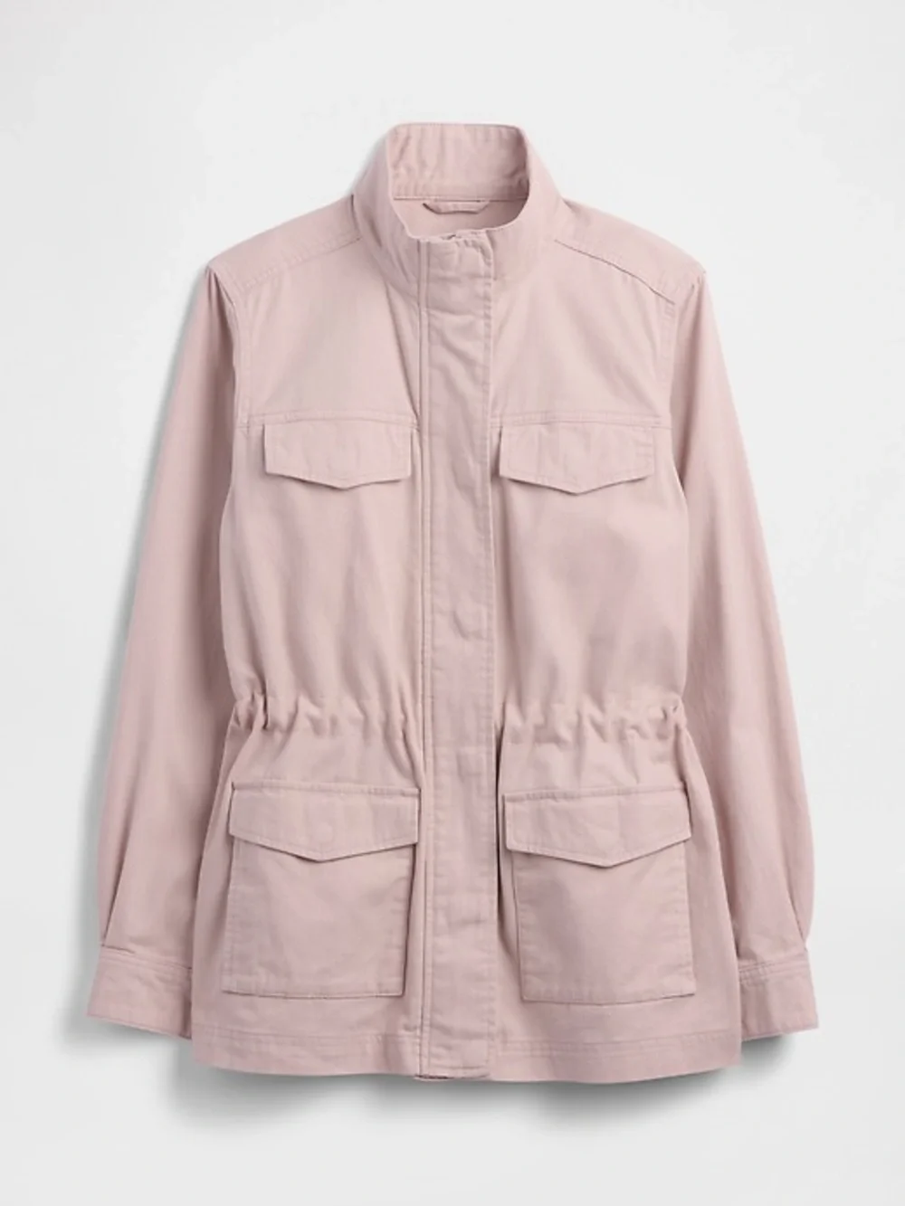 Gap Soft Pink Utility/Cargo 100% Cotton Jacket Size Large